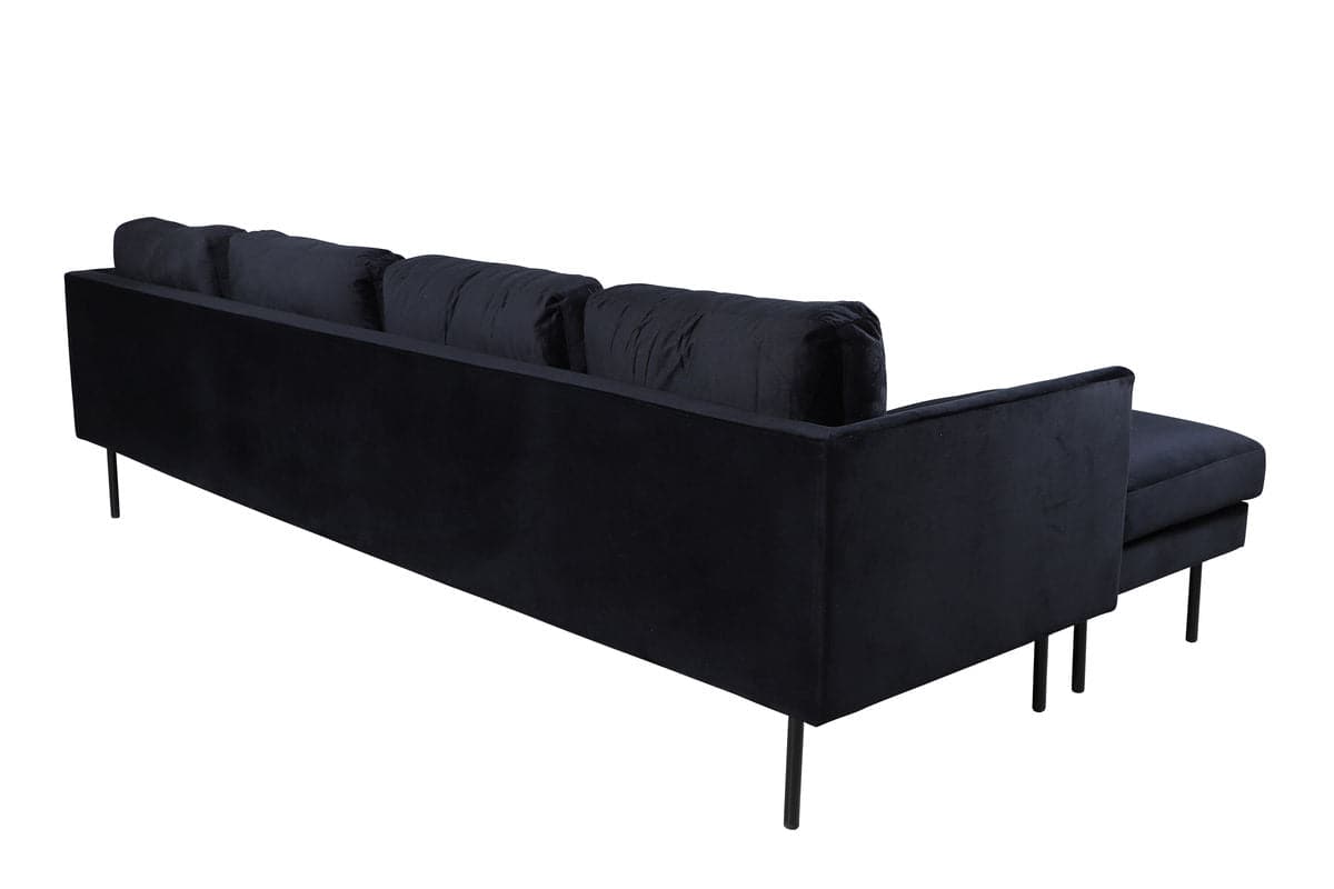 Zoom U-Sofa -Sort Velour