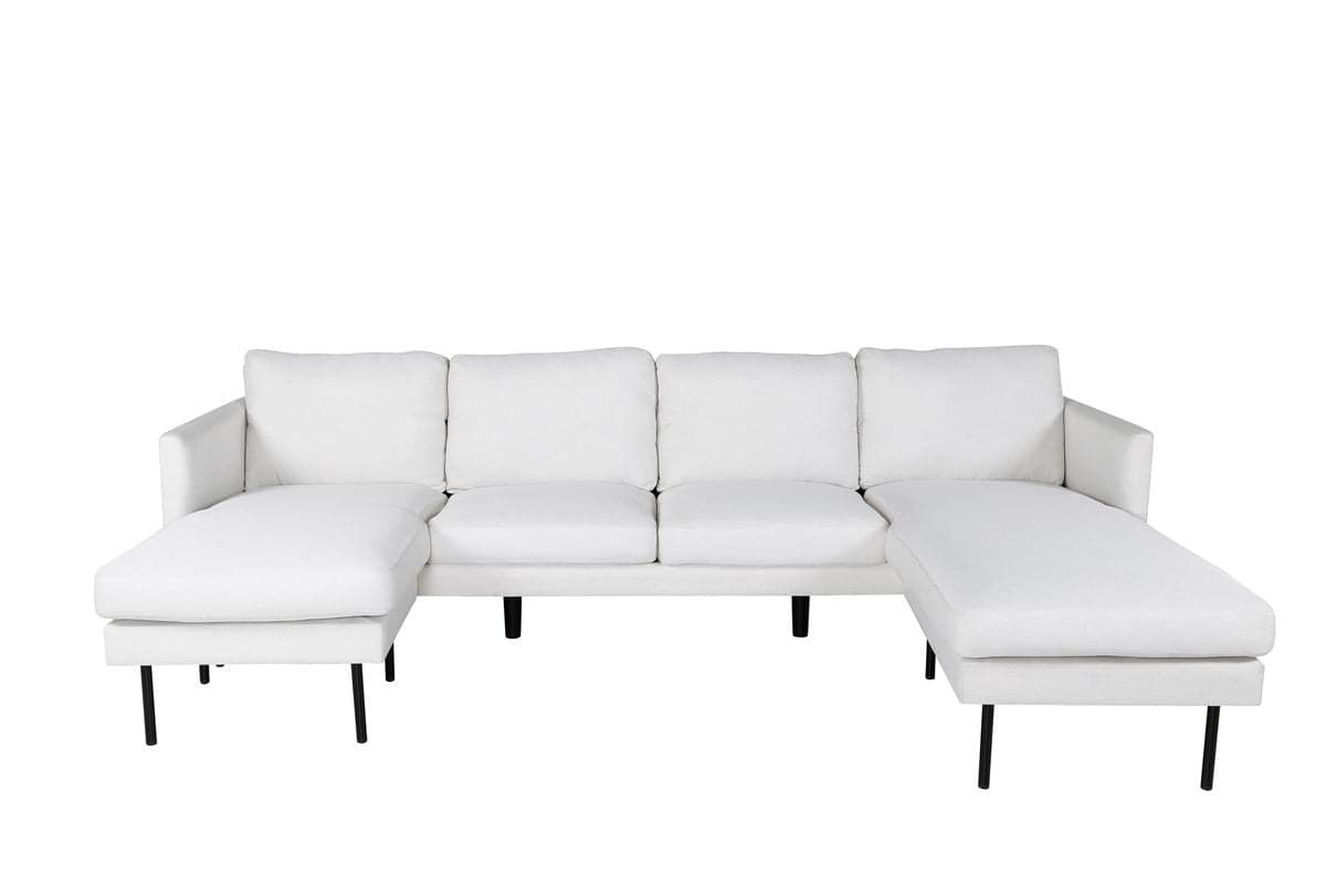 Zoom U-Sofa -Lys Beige