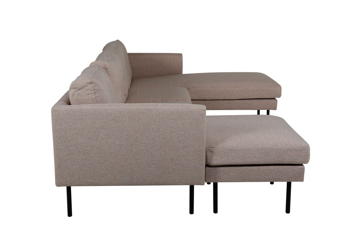 Zoom U-Sofa -Brun