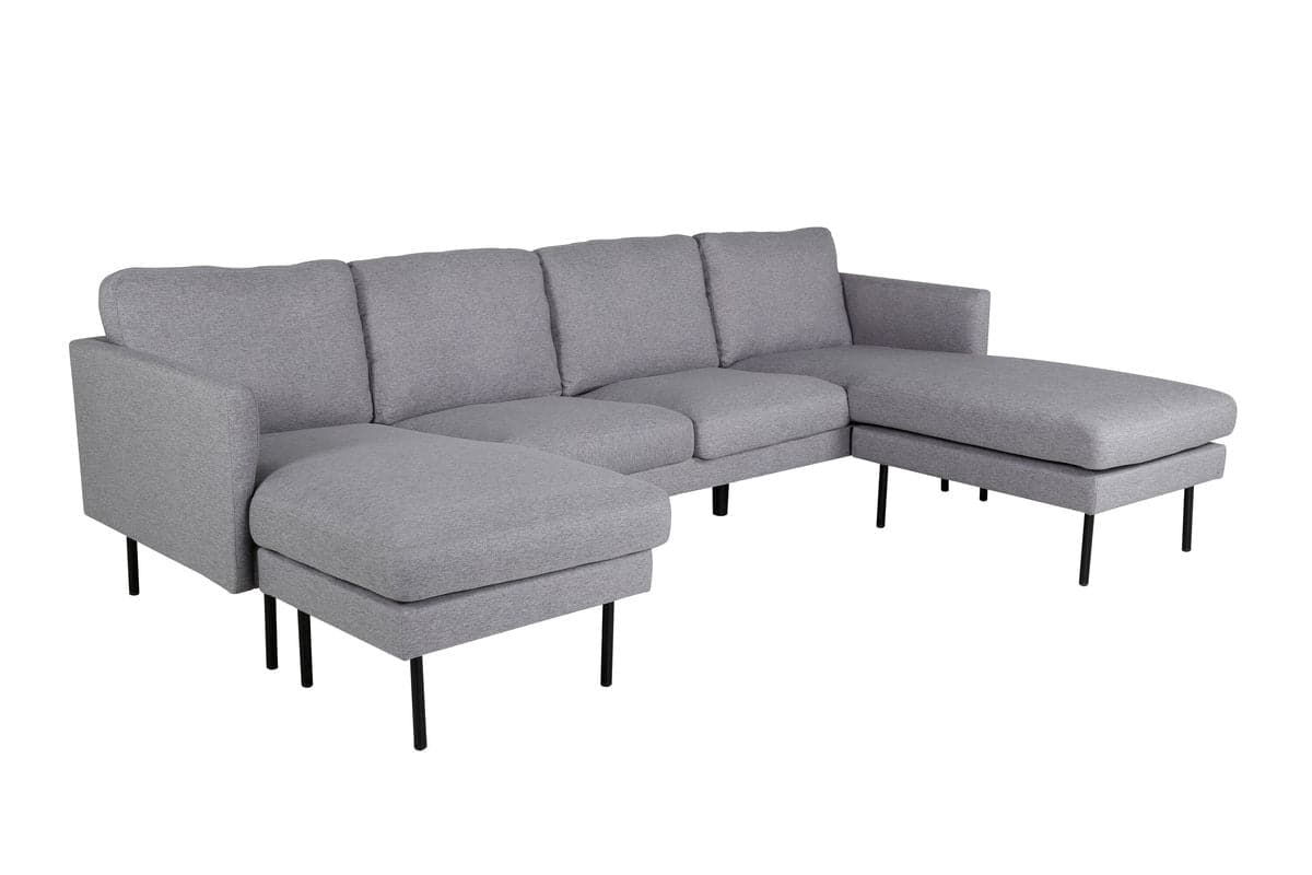 Zoom U-Sofa -Grå