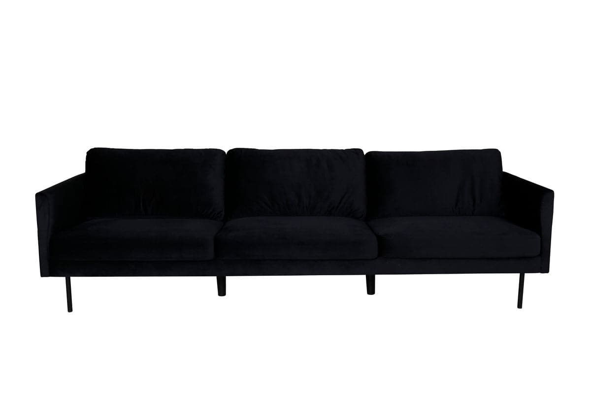 Zoom 3 pers. sofa -Sort Velour