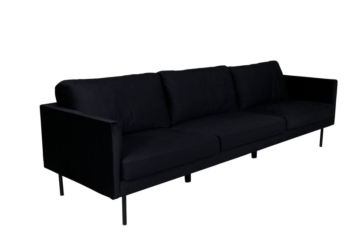 Zoom 3 pers. sofa -Sort Velour