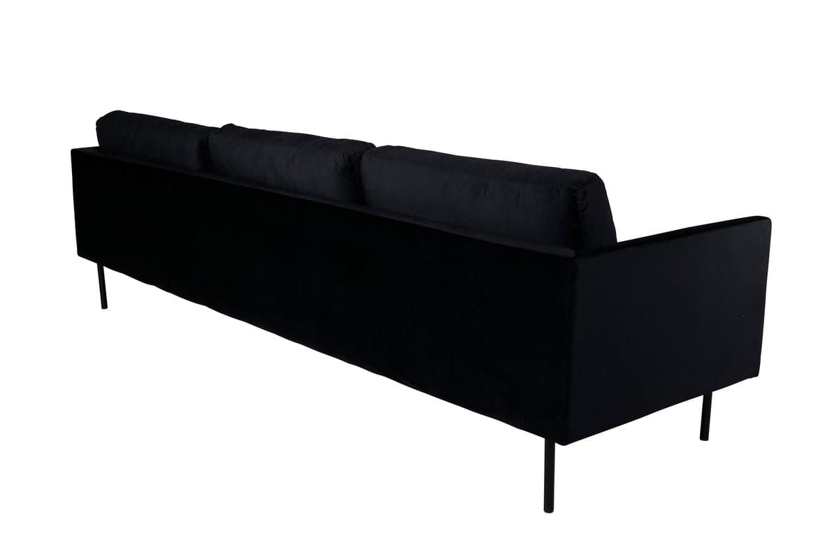 Zoom 3 pers. sofa -Sort Velour