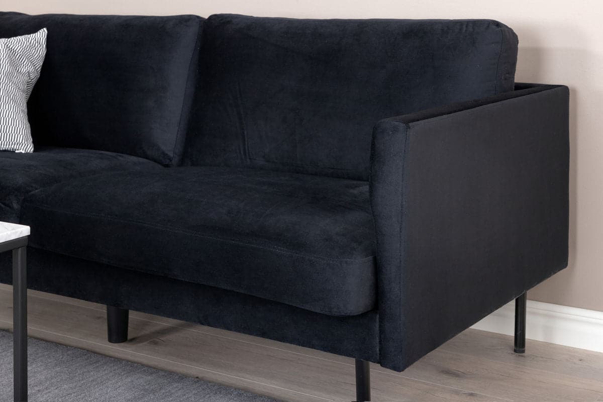 Zoom 2 pers. sofa -Sort Velour