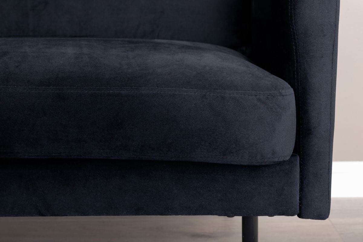 Zoom 2 pers. sofa -Sort Velour