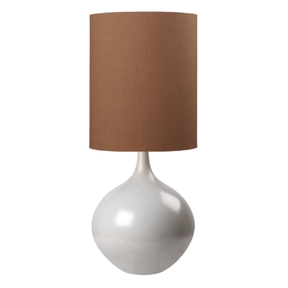 Bella keramisk lampe med lampeskærm - KIT w. BURNT ORANGE skærm