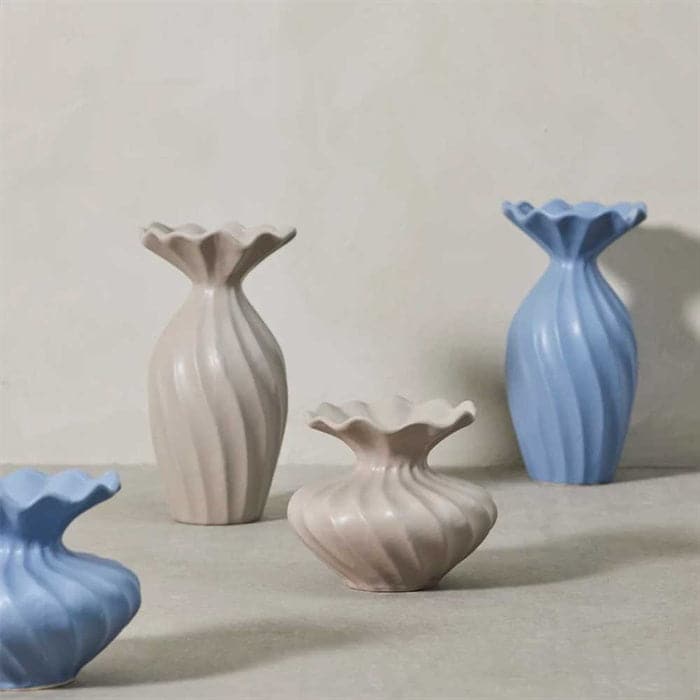 Susille Vase 14 cm - Sandfarvet