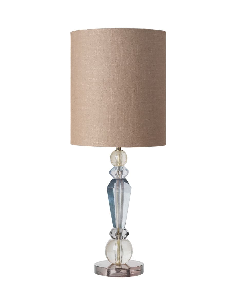 Caia Glass Lampe-  Agate /Taupe