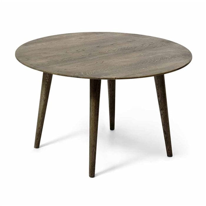 Java Kaffebord Sæt i Røget Eg (Ø85 cm + Ø60 cm)