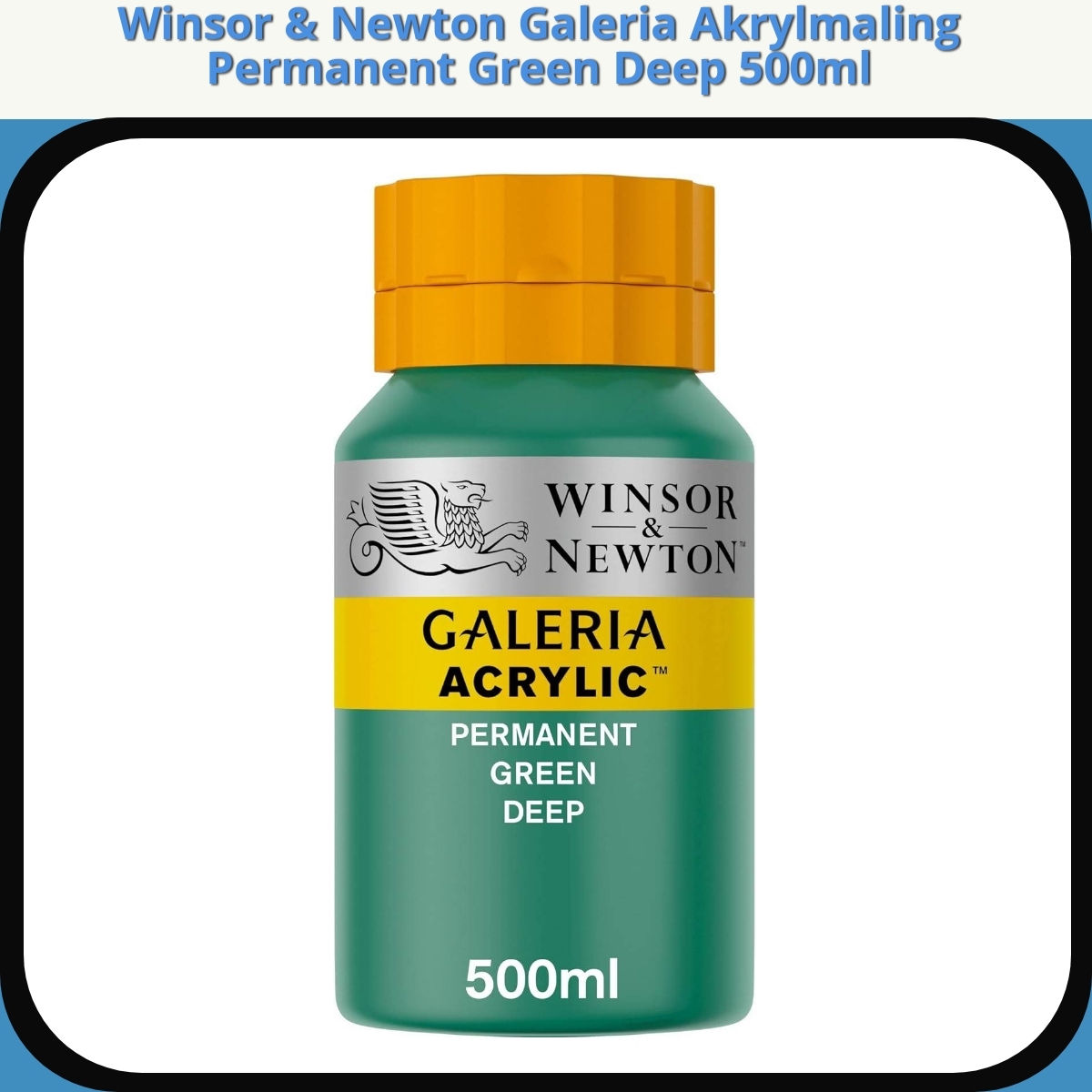 Anmeldelse af Winsor & Newton Galeria Akrylmaling Permanent Green Deep 500ml