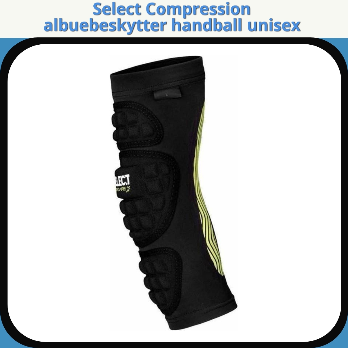 Anmeldelse af Select Compression albuebeskytter handball unisex
