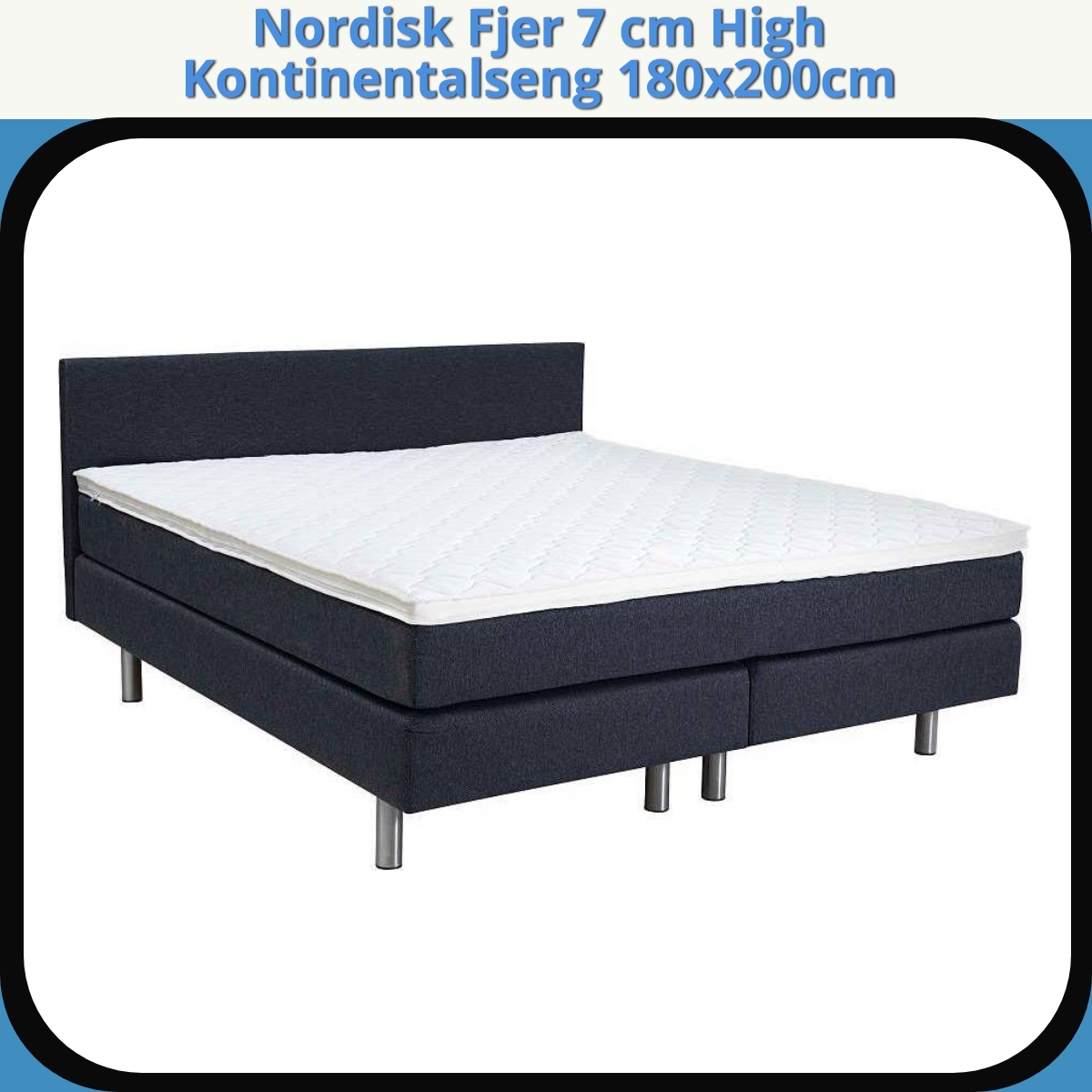 Anmeldelse af Nordisk Fjer 7 cm High Kontinentalseng 180x200cm