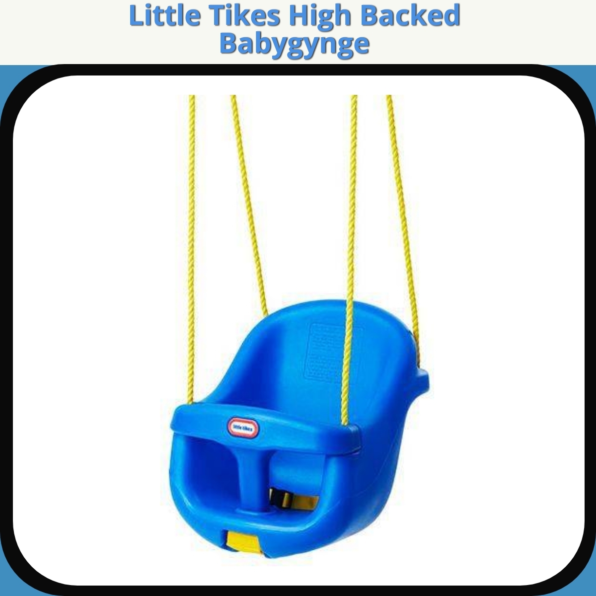 Anmeldelse af Little Tikes High Backed Babygynge
