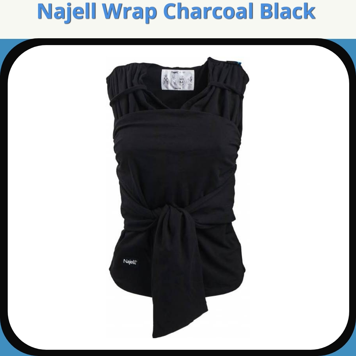 Anmeldelse af Najell Wrap Charcoal Black