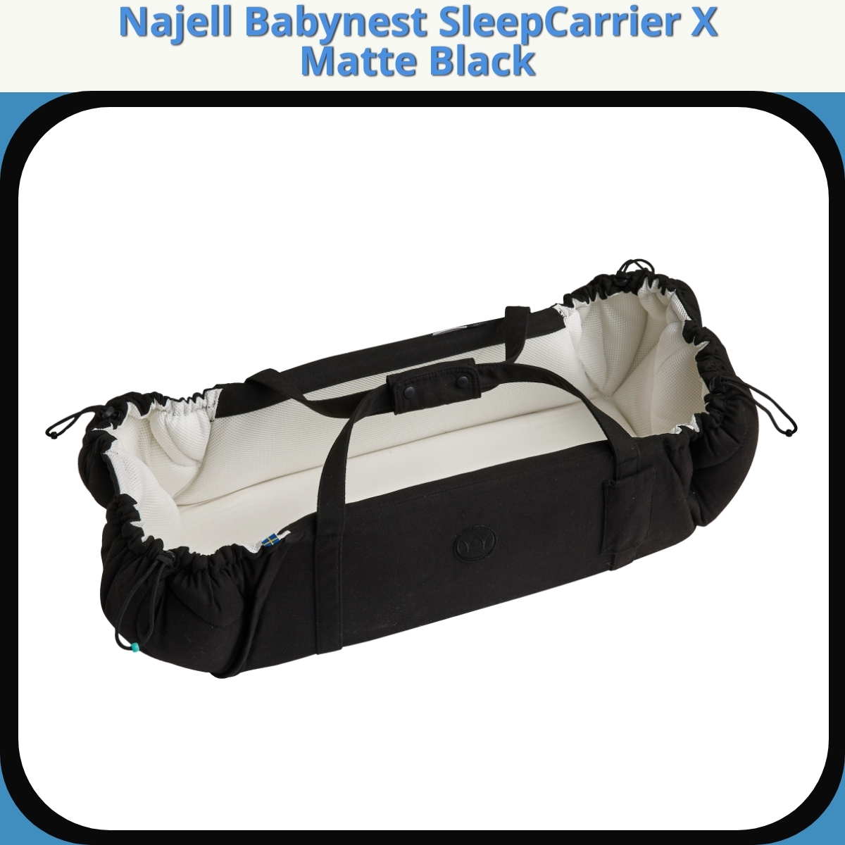 Anmeldelse af Najell Babynest SleepCarrier X Matte Black
