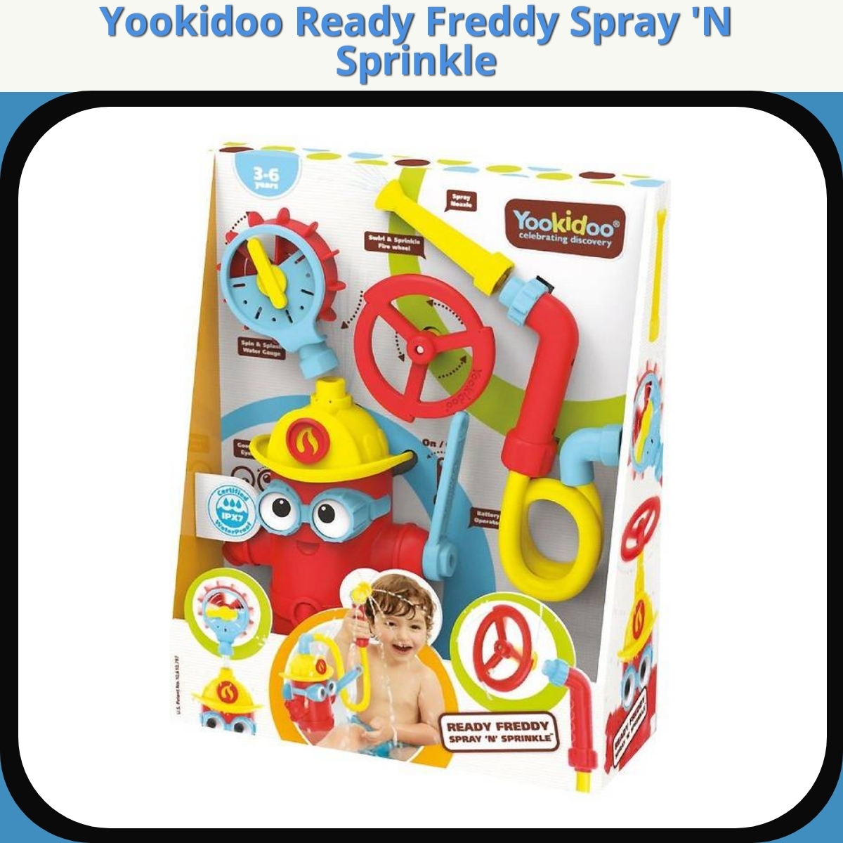 Anmeldelse af Yookidoo Ready Freddy Spray 'N Sprinkle
