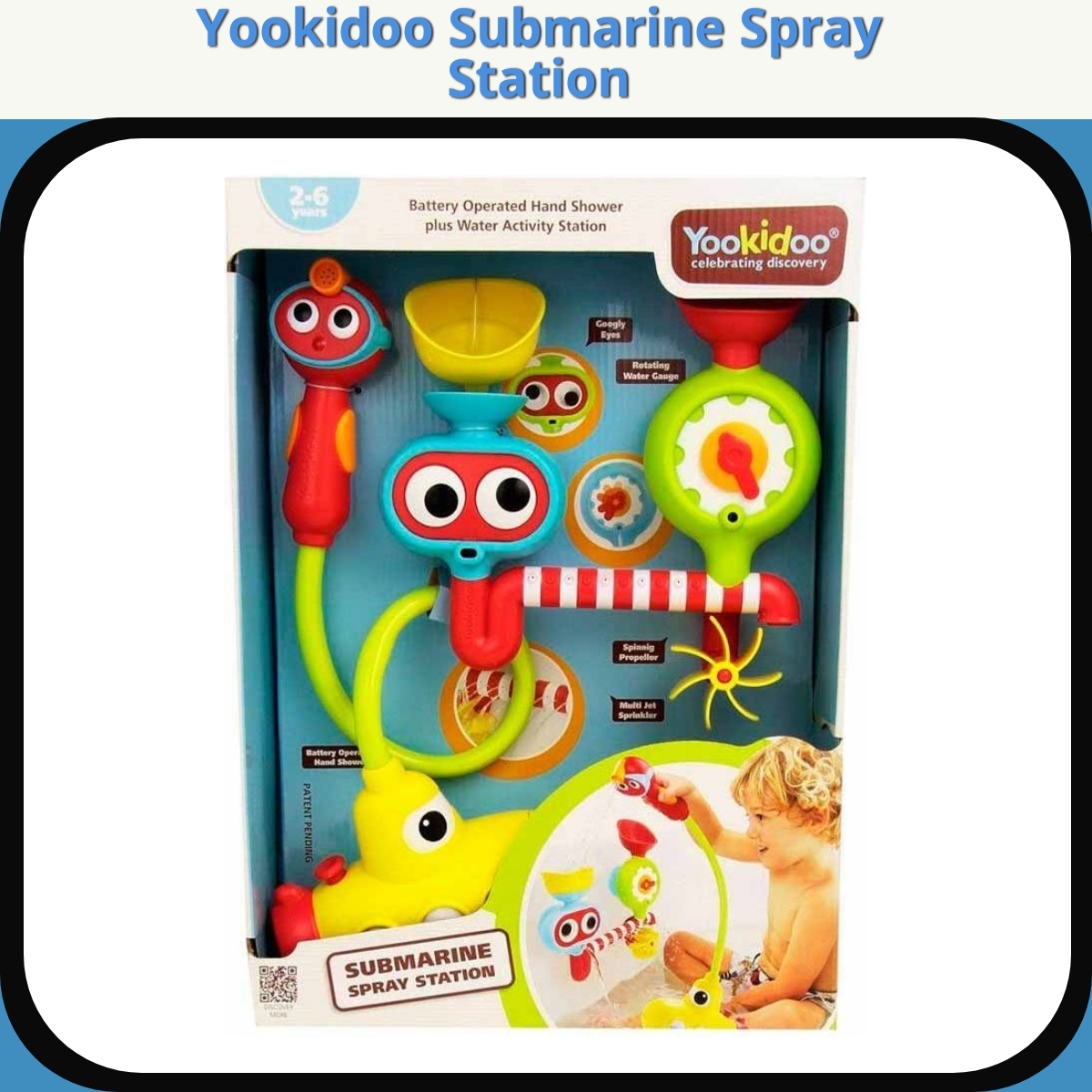 Anmeldelse af Yookidoo Submarine Spray Station