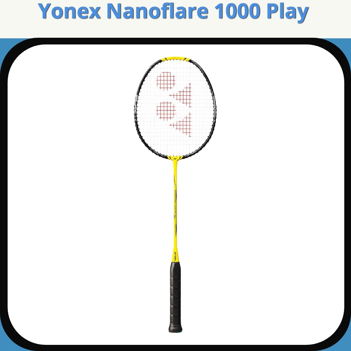 Anmeldelse af Yonex Nanoflare 1000 Play