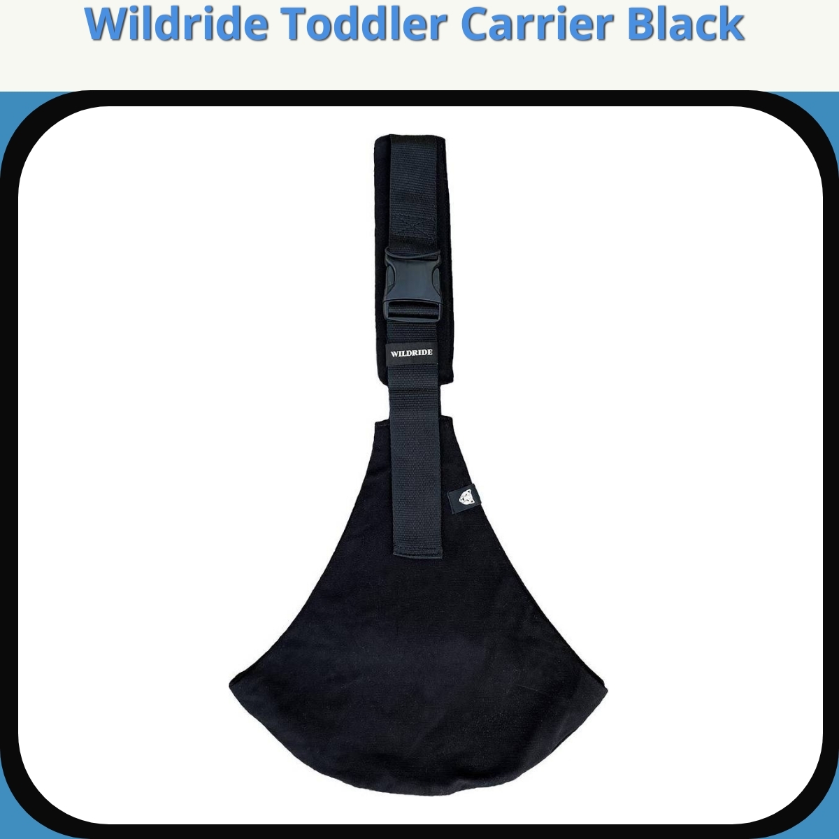 Anmeldelse af Wildride Toddler Carrier Black
