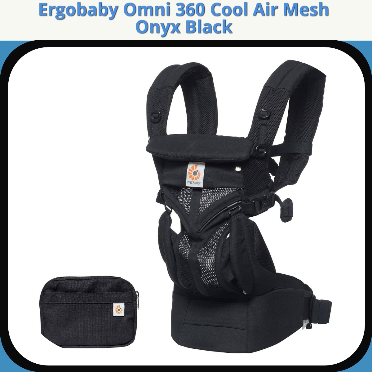 Anmeldelse af Ergobaby Omni 360 Cool Air Mesh Onyx Black