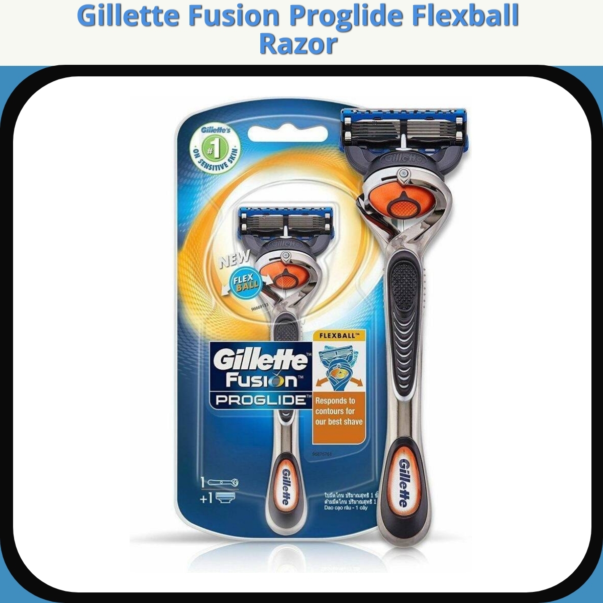 Anmeldelse af Gillette Fusion Proglide Flexball Razor