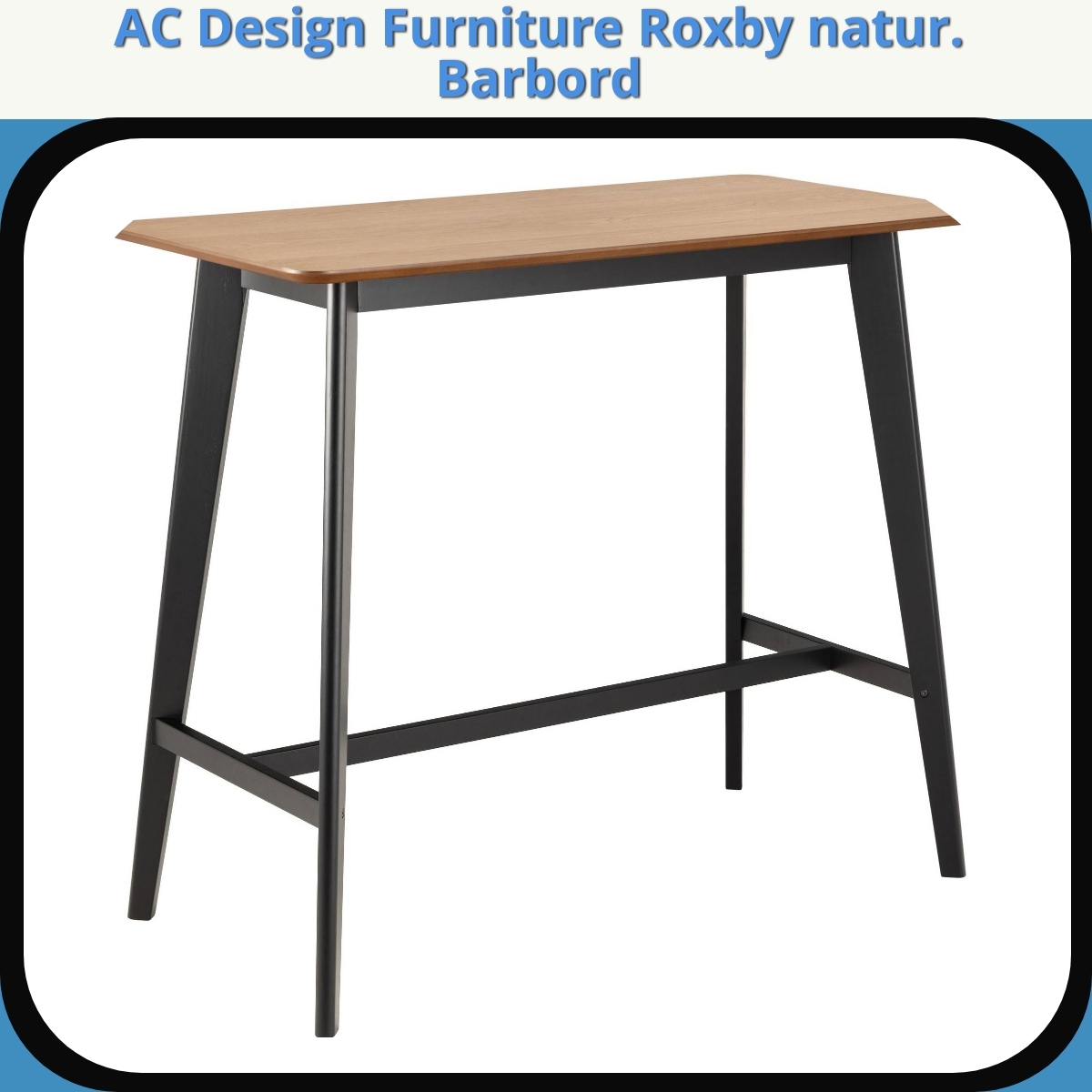 Anmeldelse af AC Design Furniture Roxby natur. Barbord