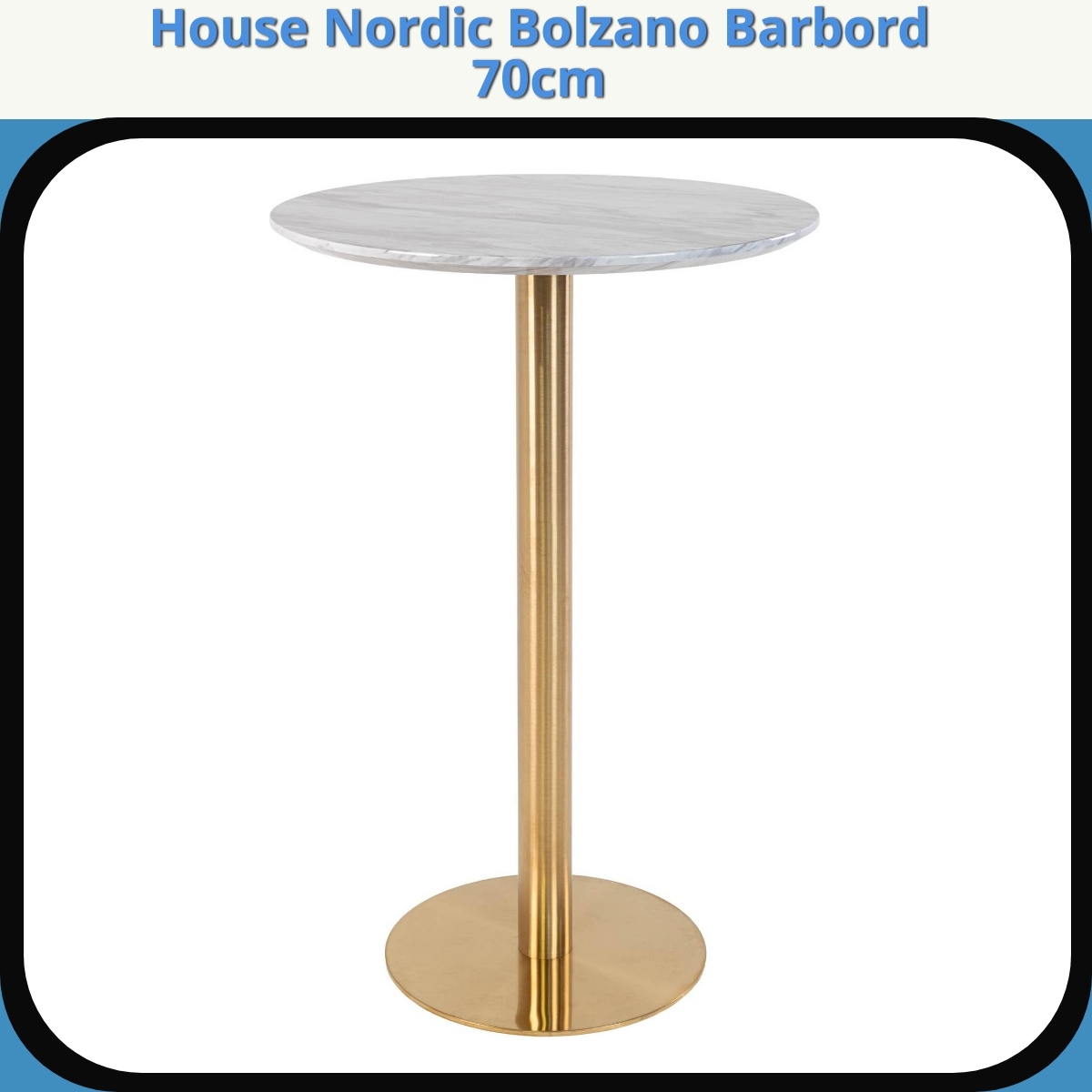 Anmeldelse af House Nordic Bolzano Barbord 70cm