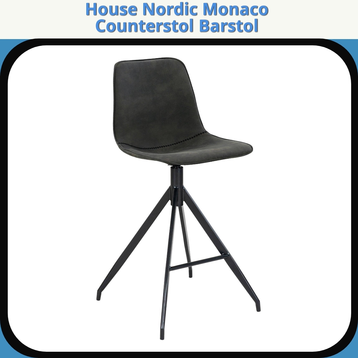 Anmeldelse af House Nordic Monaco Counterstol Barstol
