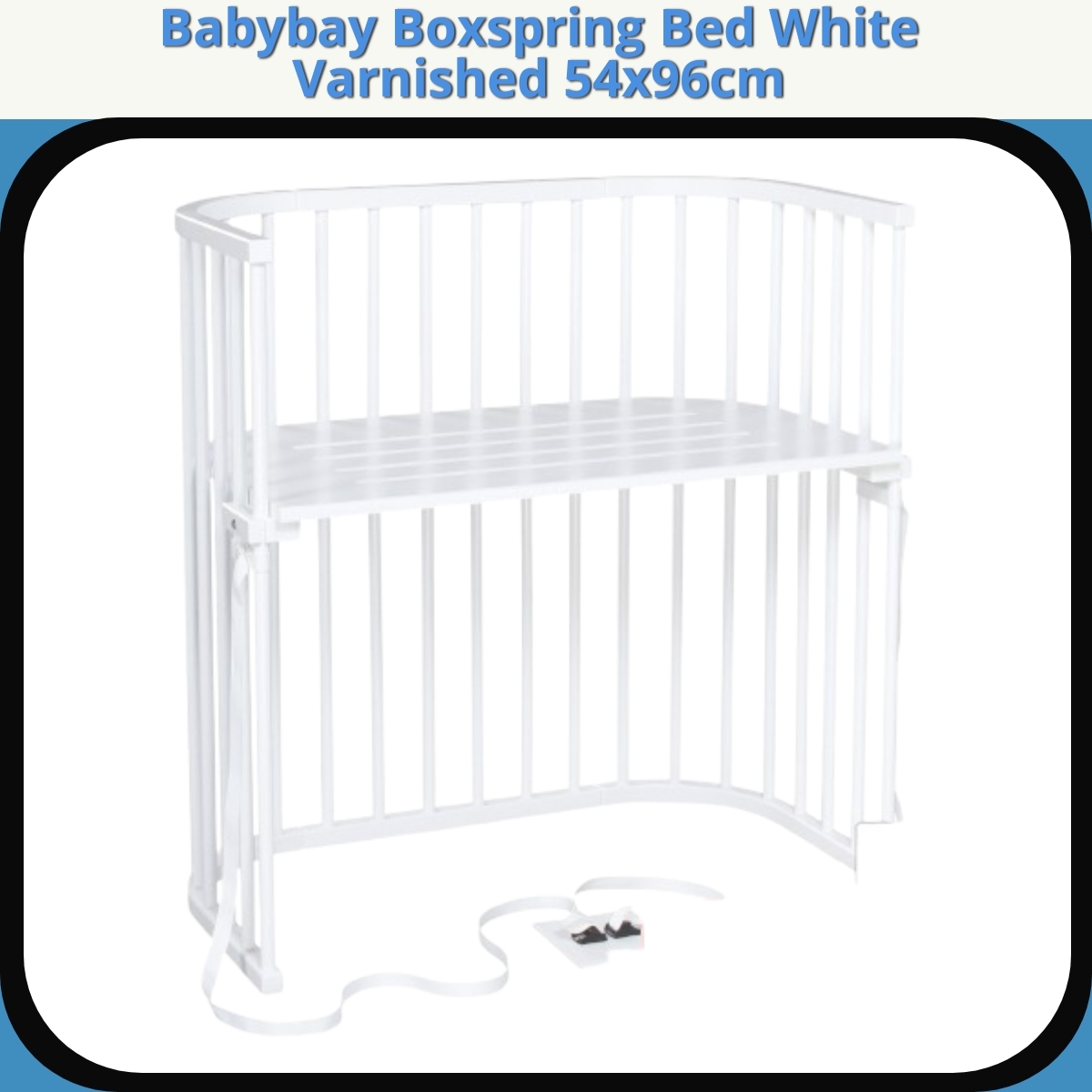 Anmeldelse af Babybay Boxspring Bed White Varnished 54x96cm