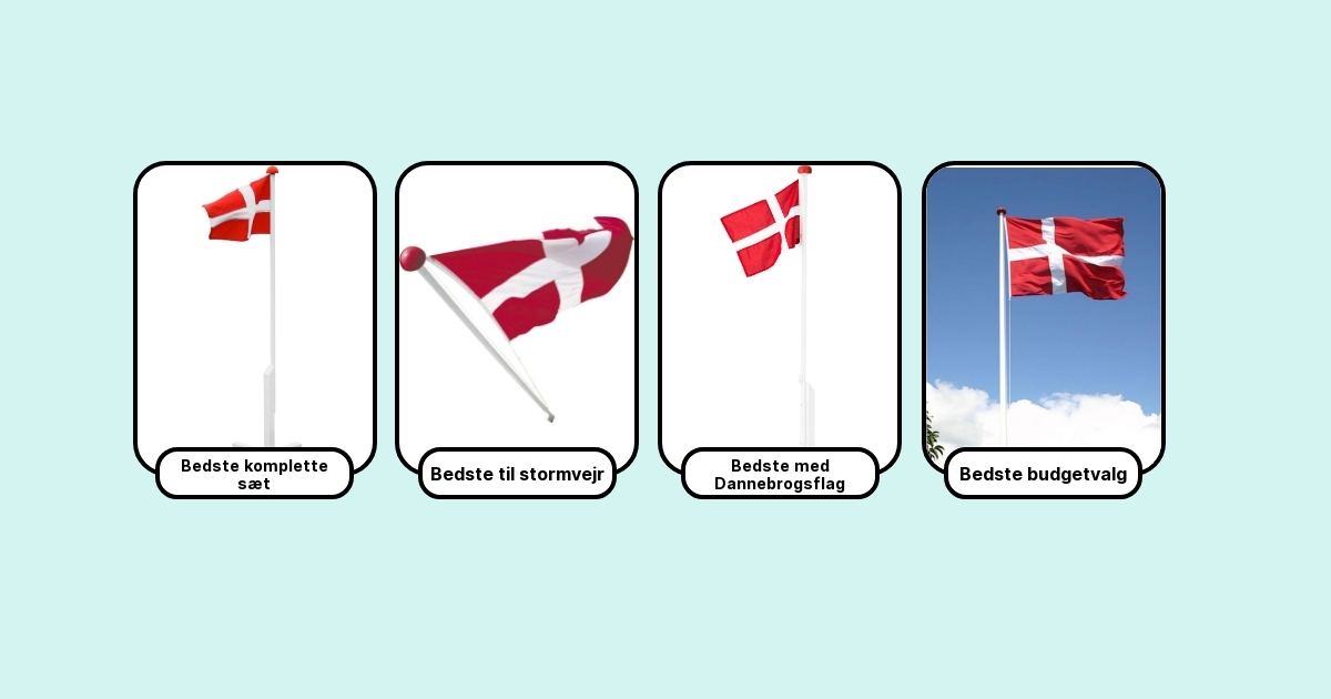 7 Bedste Flagstænger