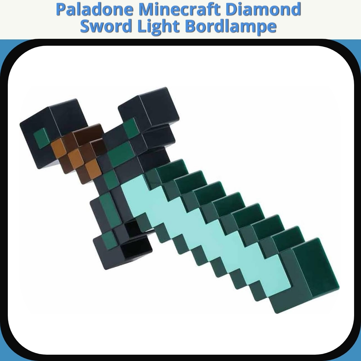 Anmeldelse af Paladone Minecraft Diamond Sword Light Bordlampe