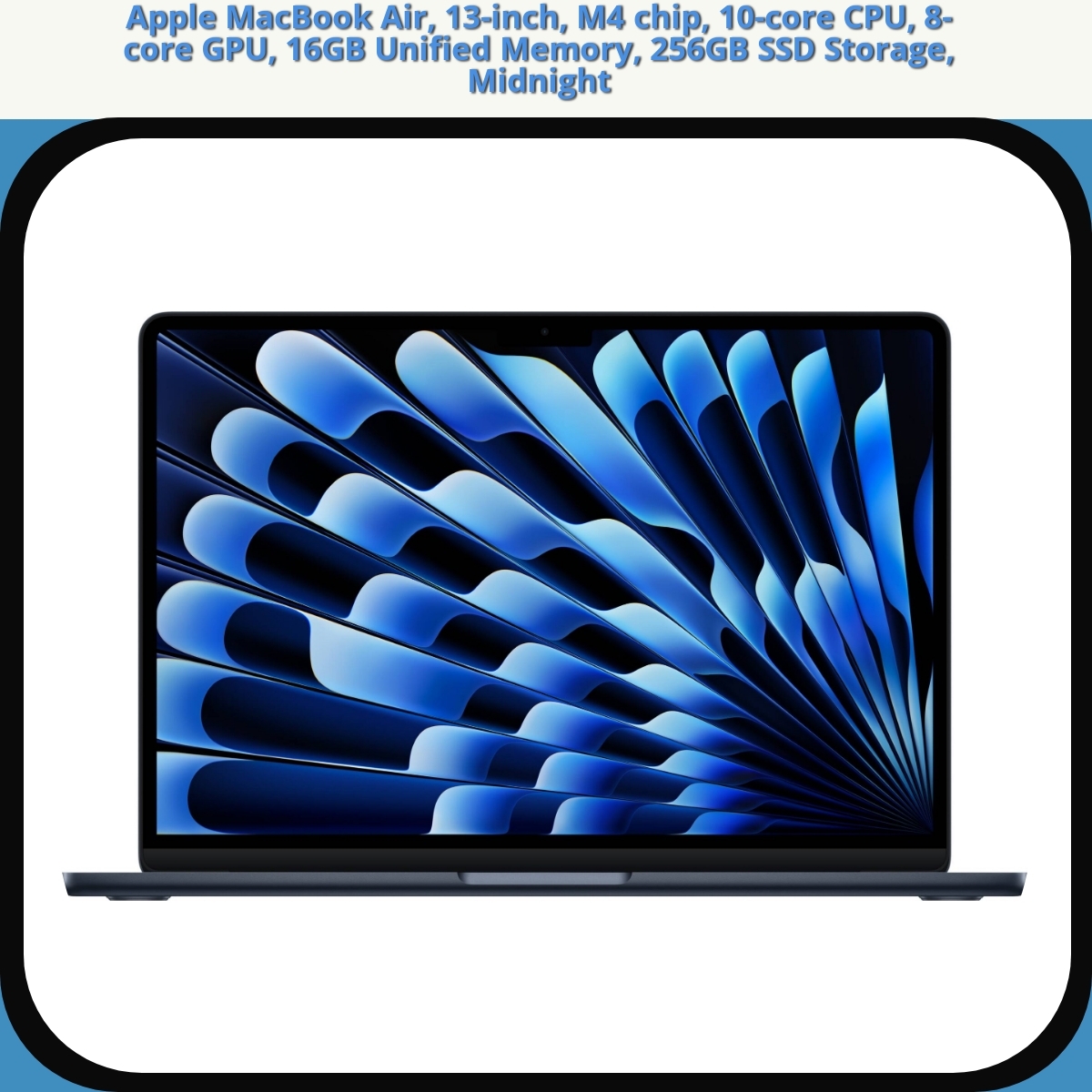 Anmeldelse af Apple MacBook Air, 13-inch, M4 chip, 10-core CPU, 8-core GPU, 16GB Unified Memory, 256GB SSD Storage, Midnight