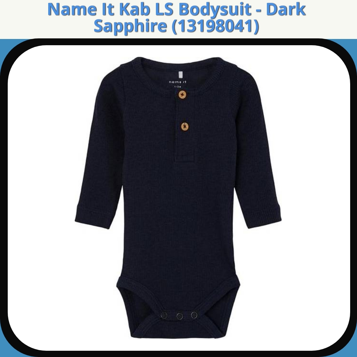 Anmeldelse af Name It Kab LS Bodysuit - Dark Sapphire (13198041)