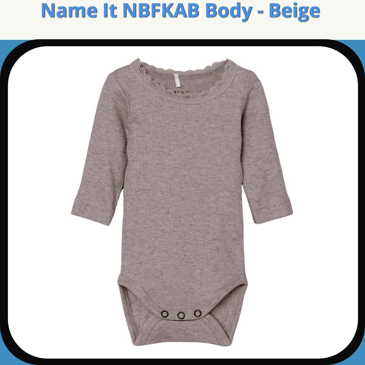 Anmeldelse af Name It NBFKAB Body - Beige