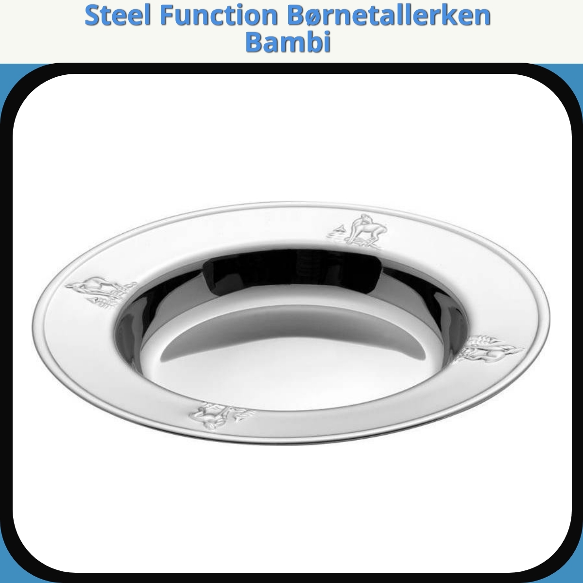 Anmeldelse af Steel Function Børnetallerken Bambi