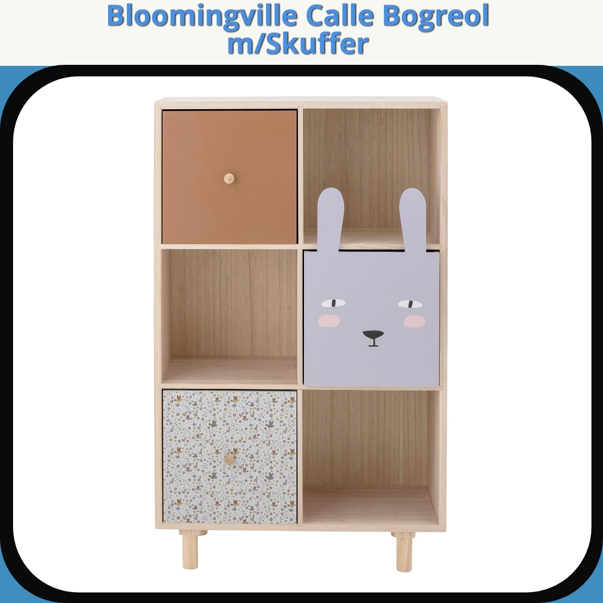 Anmeldelse af Bloomingville Calle Bogreol m/Skuffer