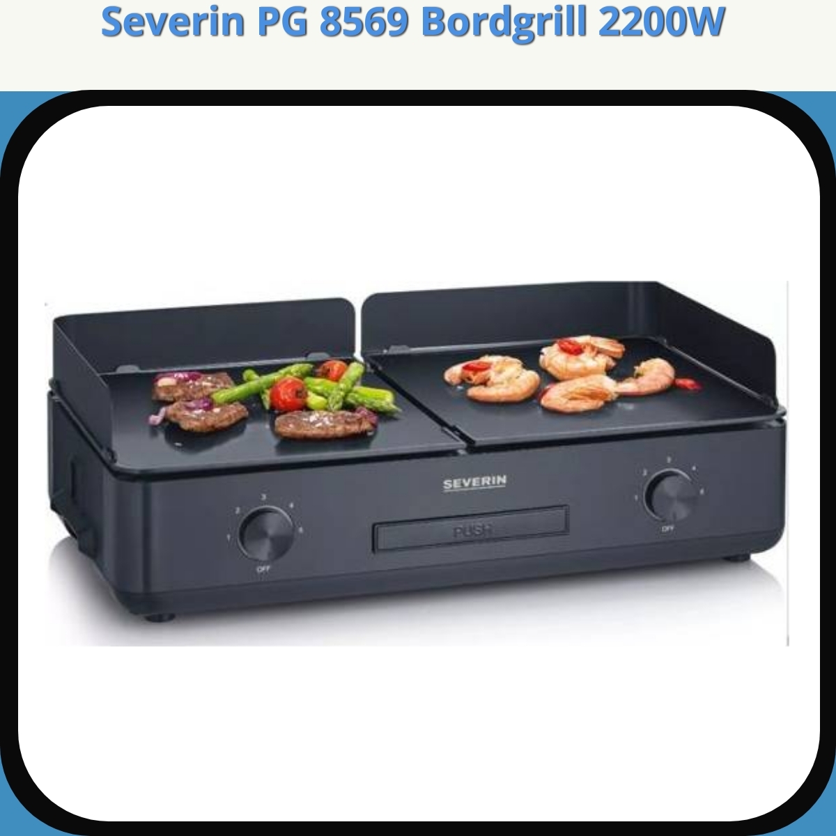 Anmeldelse af Severin PG 8569 Bordgrill 2200W