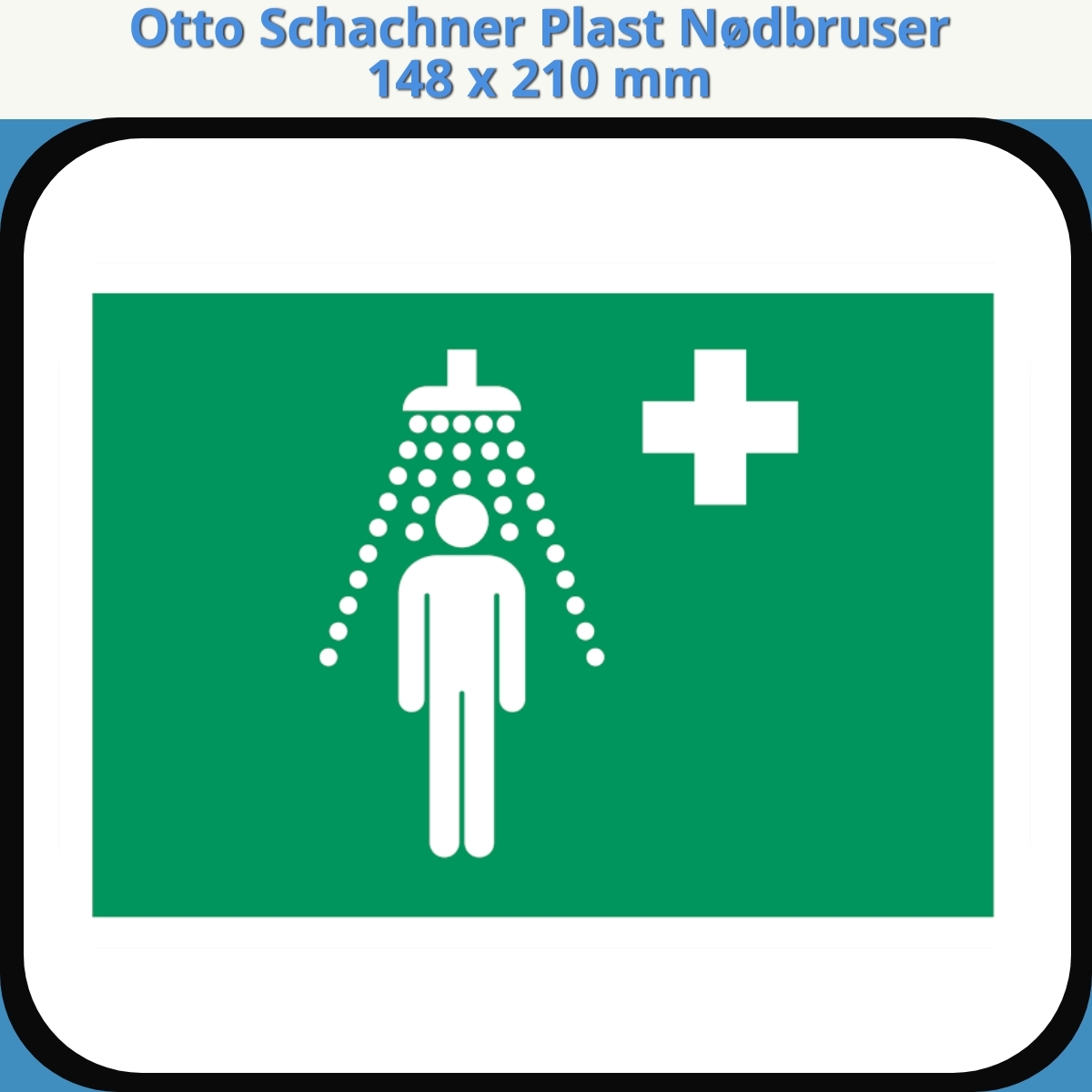 Anmeldelse af Otto Schachner Plast Nødbruser 148 x 210 mm