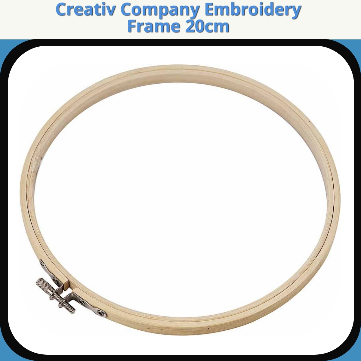 Anmeldelse af Creativ Company Embroidery Frame 20cm