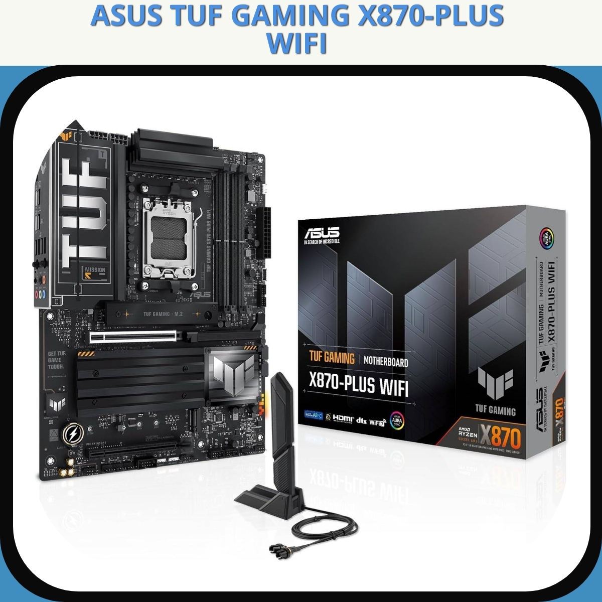 Anmeldelse af ASUS TUF GAMING X870-PLUS WIFI
