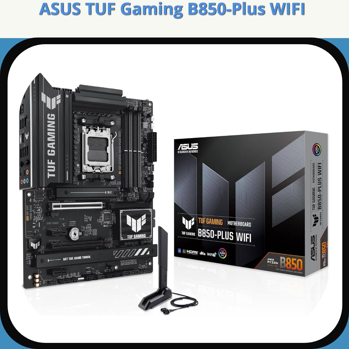 Anmeldelse af ASUS TUF Gaming B850-Plus WIFI