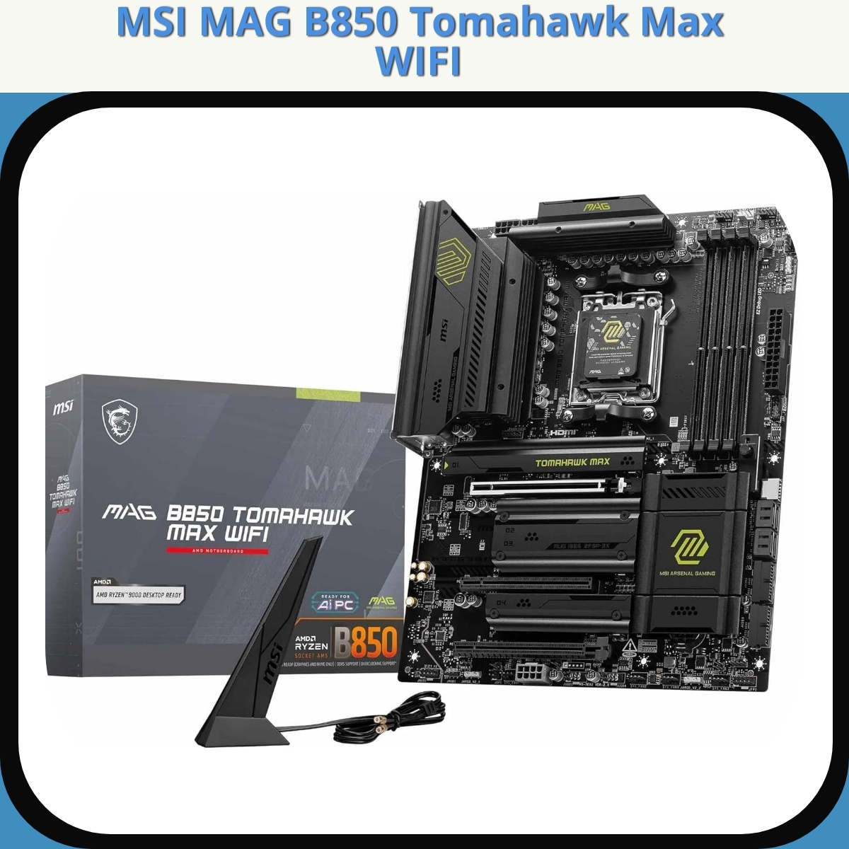 Anmeldelse af MSI MAG B850 Tomahawk Max WIFI