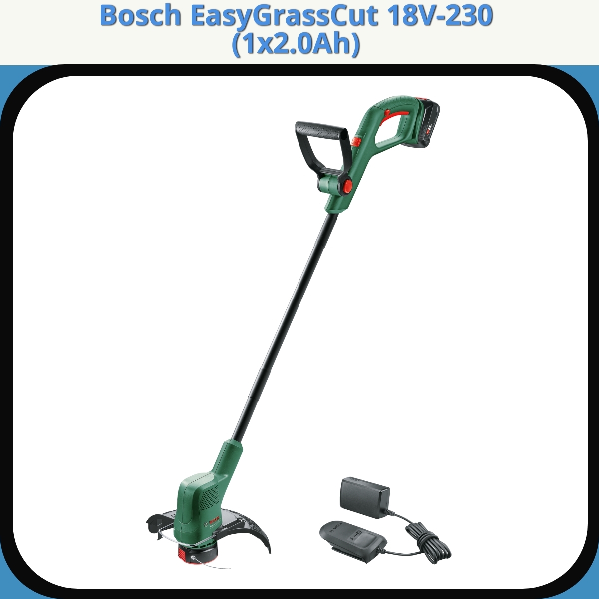 Anmeldelse af Bosch EasyGrassCut 18V-230 (1x2.0Ah)