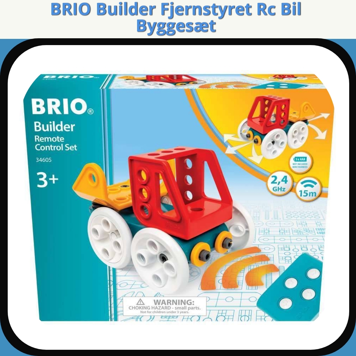 Anmeldelse af BRIO Builder Fjernstyret Rc Bil Byggesæt