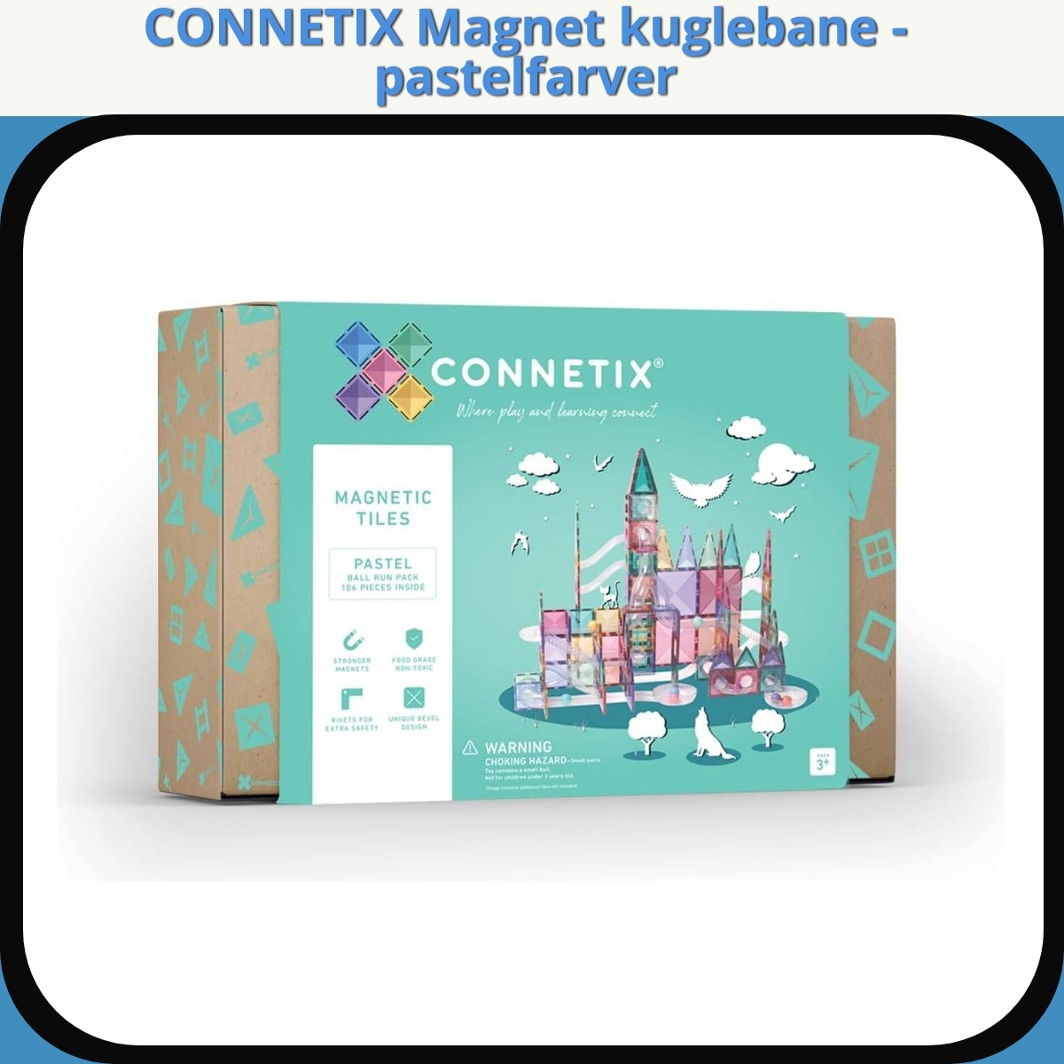 Anmeldelse af CONNETIX Magnet kuglebane - pastelfarver