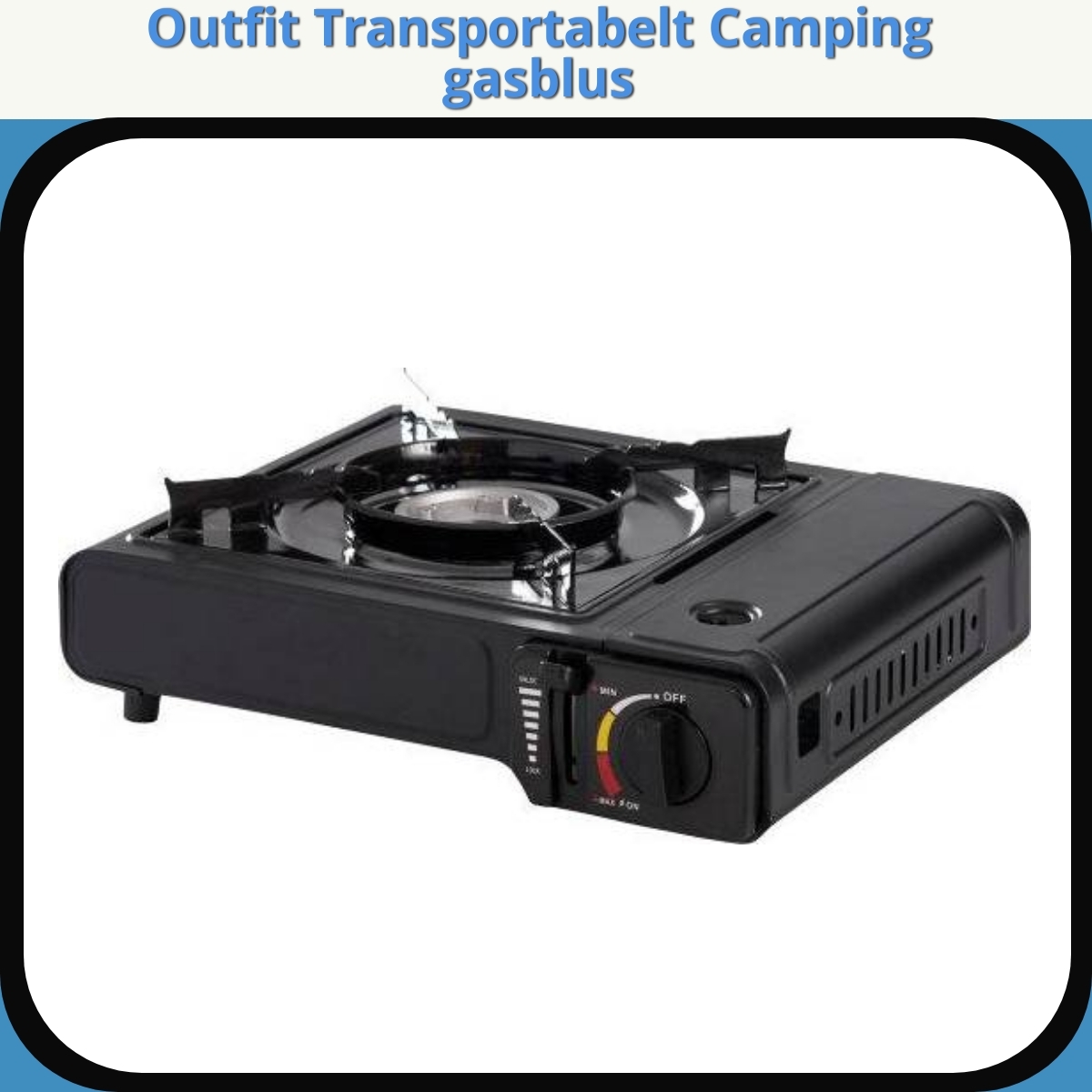 Anmeldelse af Outfit Transportabelt Camping gasblus