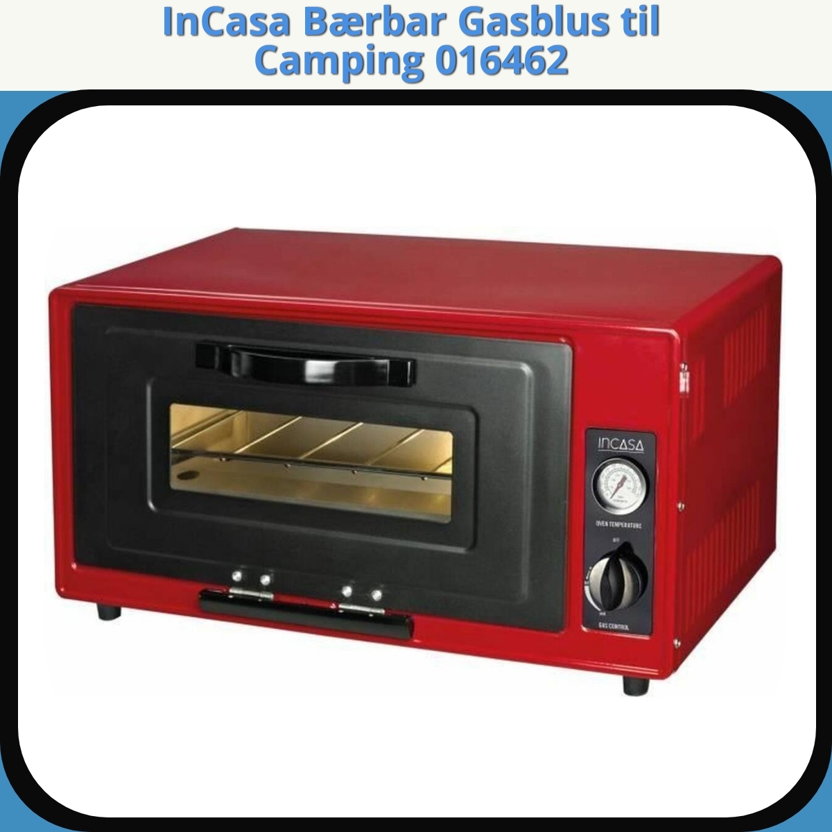 Anmeldelse af InCasa Bærbar Gasblus til Camping 016462