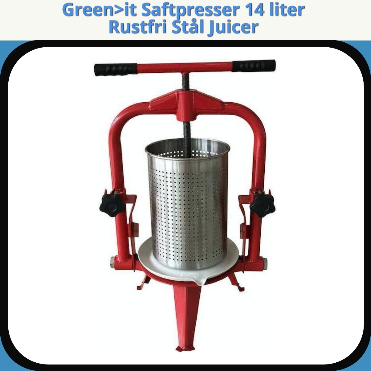 Anmeldelse af Green>it Saftpresser 14 liter Rustfri Stål Juicer” class=”wp-image-26076″/></figure>

 
<div id=
