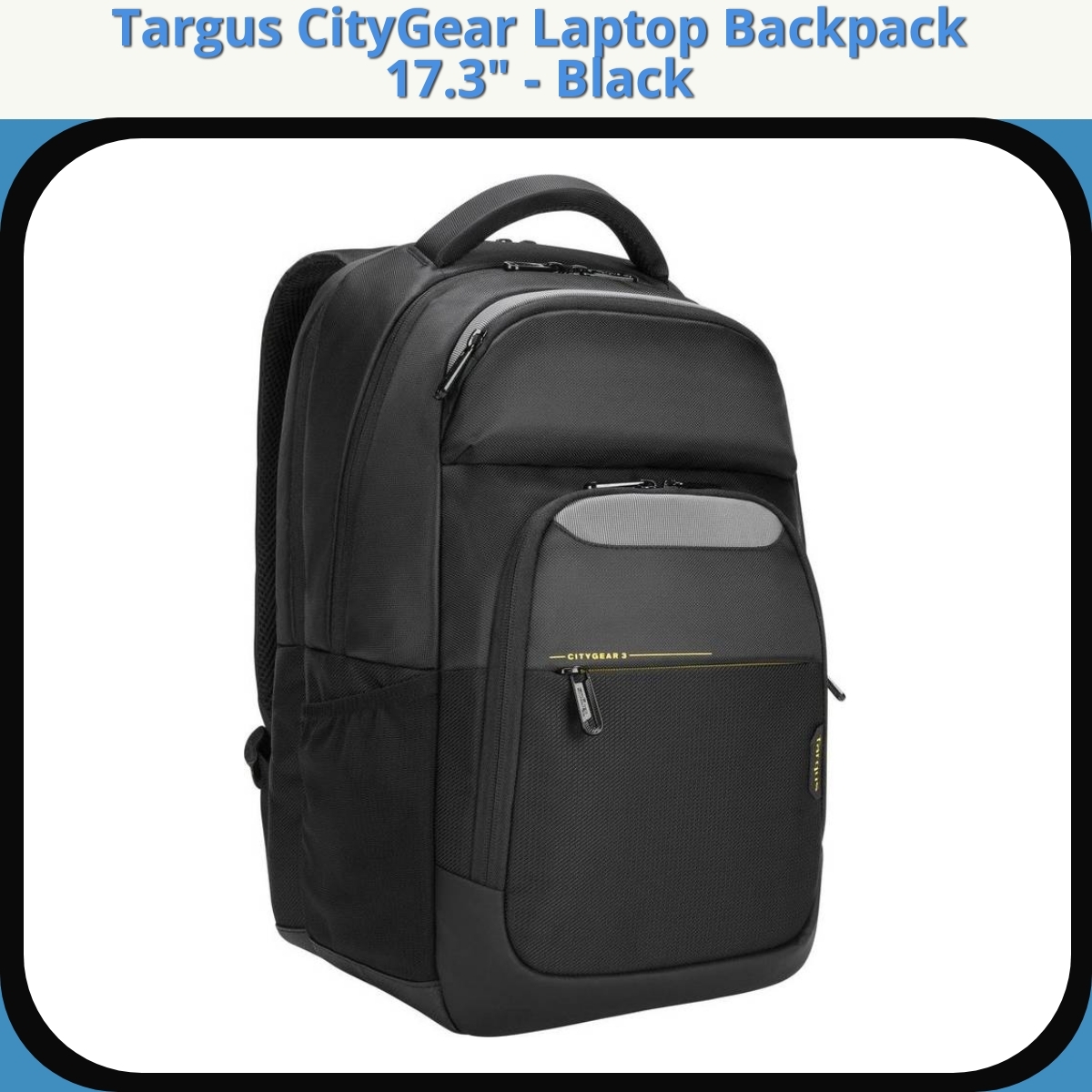 Anmeldelse af Targus CityGear Laptop Backpack 17.3