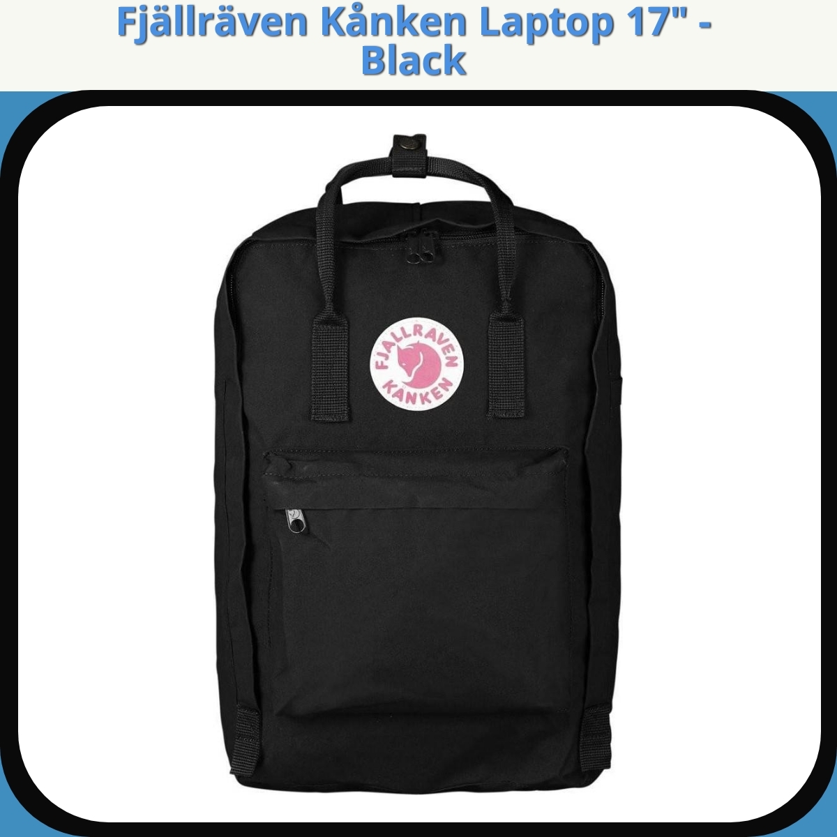 Anmeldelse af Fjällräven Kånken Laptop 17